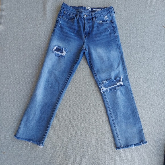 Kensie Denim - Kensie Jeans Women 6/28 Blue The Slim Vintage Luxe Distressed Ripped